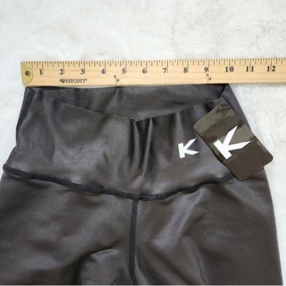 Kirios Black gloss Colombian Leggings, size One Size - Picture 8 of 11